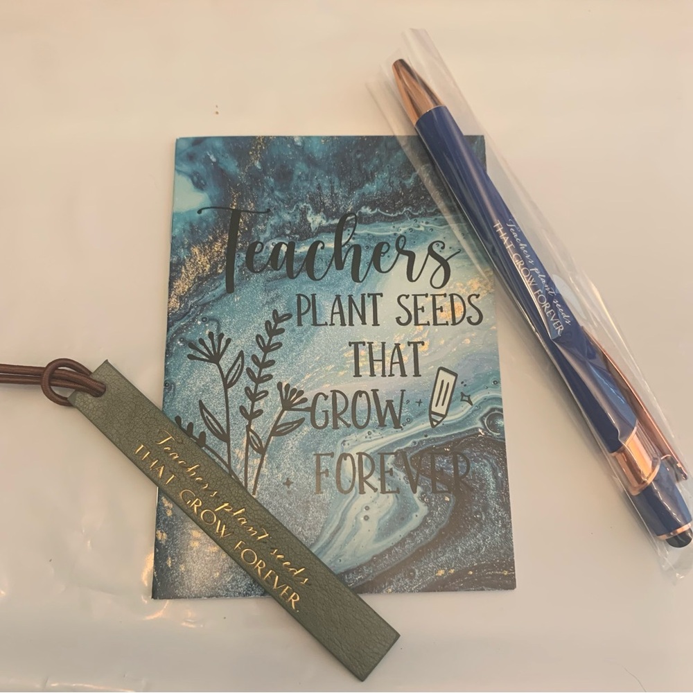 Teacher Pen Notepad & Bookmark gift sets - Picture 9 of 12